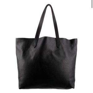 Cuyana Black Leather Tote